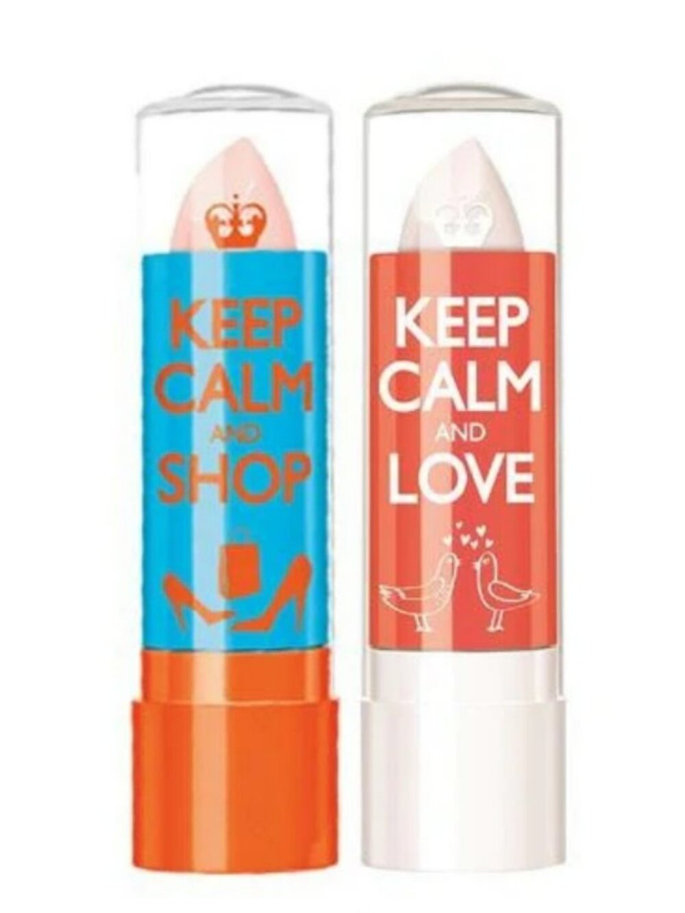 Rimmel London Keep Calm Lip Balm - Clear & Crystal Clear Keep Calm and SHOP/LOVE